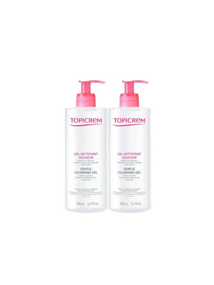 Очищающий гель Topicrem Dúo 2 x 500 ml 2 штук