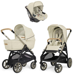 Коляска Inglesina Aptica Element frame Iridio Darwin Infant Recline 3 в 1 Pure Ecru