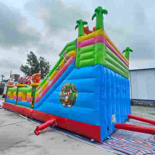 Коммерческий надувной батут «Тигриная страна 4», 10*5*5 м