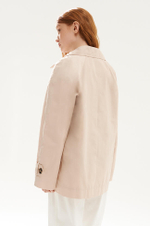 0119 Плащ женский (бежевый)