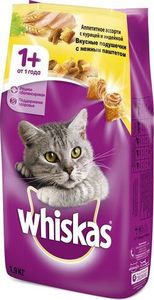 КОРМ WHISKAS КУРИЦА  ИНДЕЙКА 1.9КГ