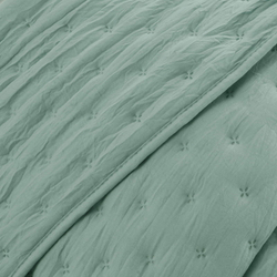 Покрывало 230x250 и 2 наволочки 50х70 Sofi De MarkO Фрау зеленое