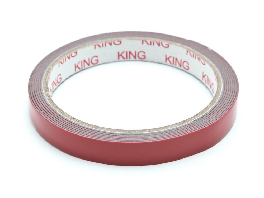 Скотч двухсторонний RED 3М 12мм*5м (082) KING K-00031