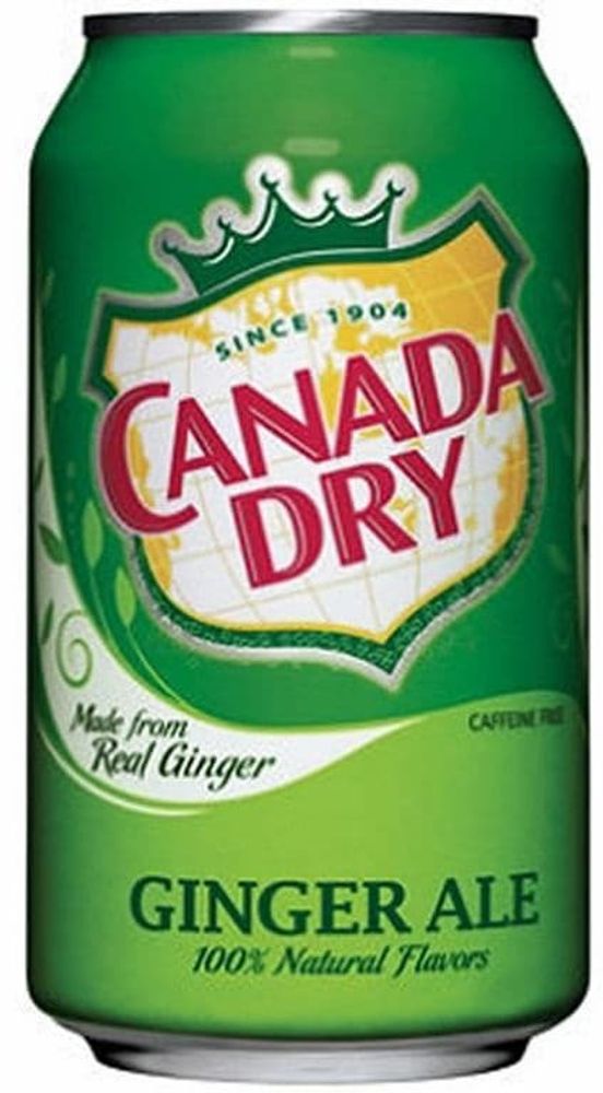 Газированный напиток Канада Драй Джинджер Эль / Canada Dry Ginger Ale 0.33 - банка