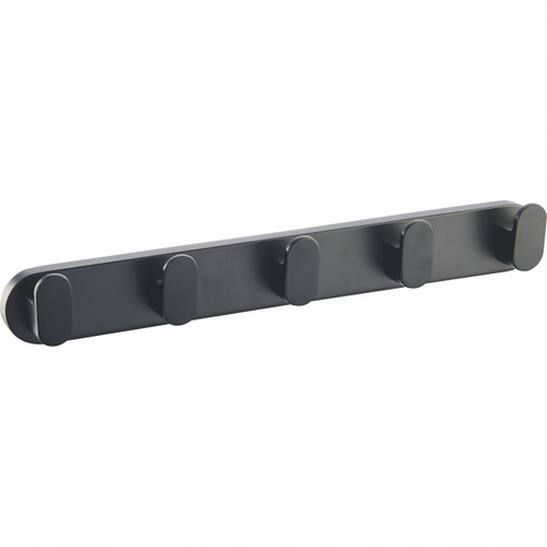 Вешалка с 5 крючками для ванной WONZON & WOGHAND CARBON, Черный (WW-7755)