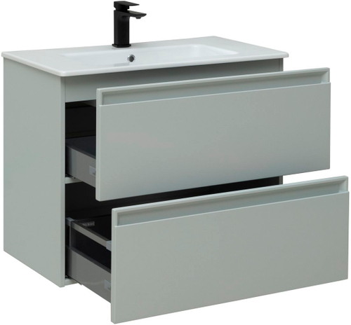 Тумба с раковиной Allen Brau Eclipse 1.E1002.PWM 80 рapyrus white matt
