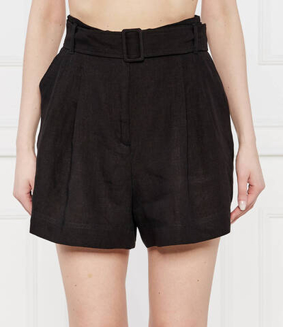 Льняное шорты PANAMA Marella - черный(13141012)