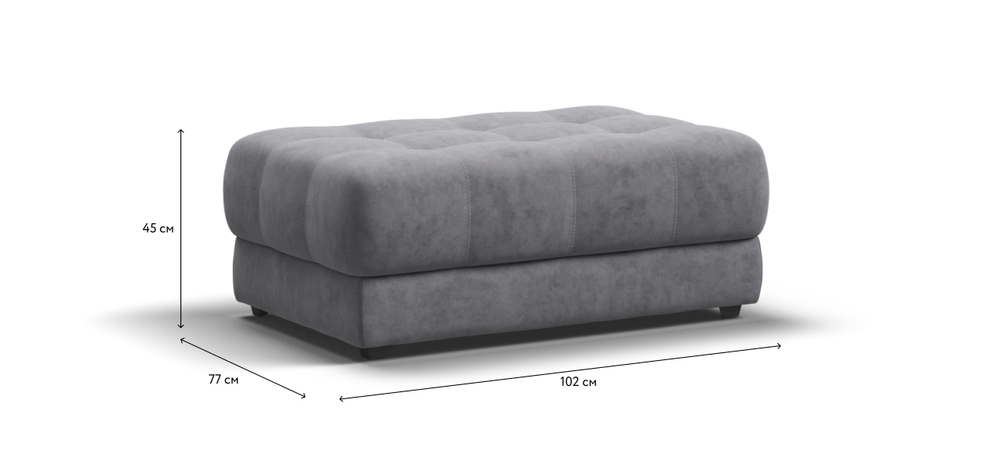 Босс пуф Велюр Роял агат