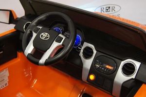 Детский электромобиль River Toys Toyota Tundra Mini 12v оранжевый