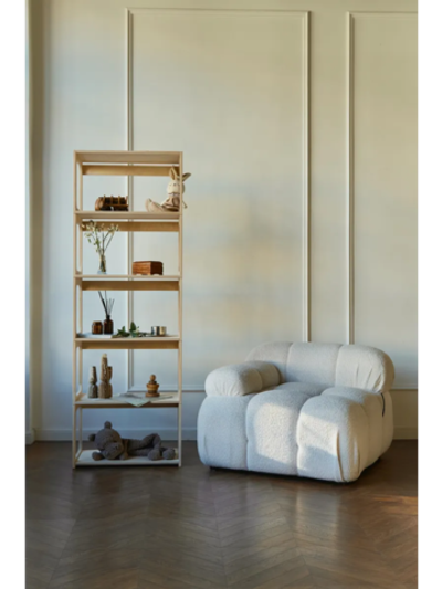 Стеллаж деревянный высокий этажерка для хранения