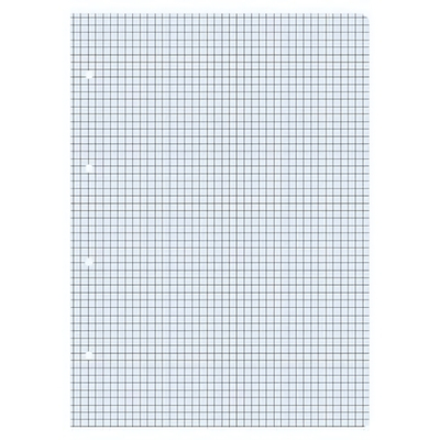 Блок сменный для тетрадей А5 50л. клетка, на кольцах, голубой (Альт)