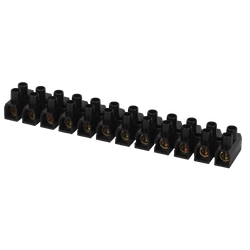 Зажим винтовой ЭРА NO-225-518 изолированный ЗВИ-нг 100А (6.0-40 мм2) 12 пар чёрный