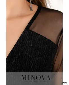 Платье 2157-черный Minova