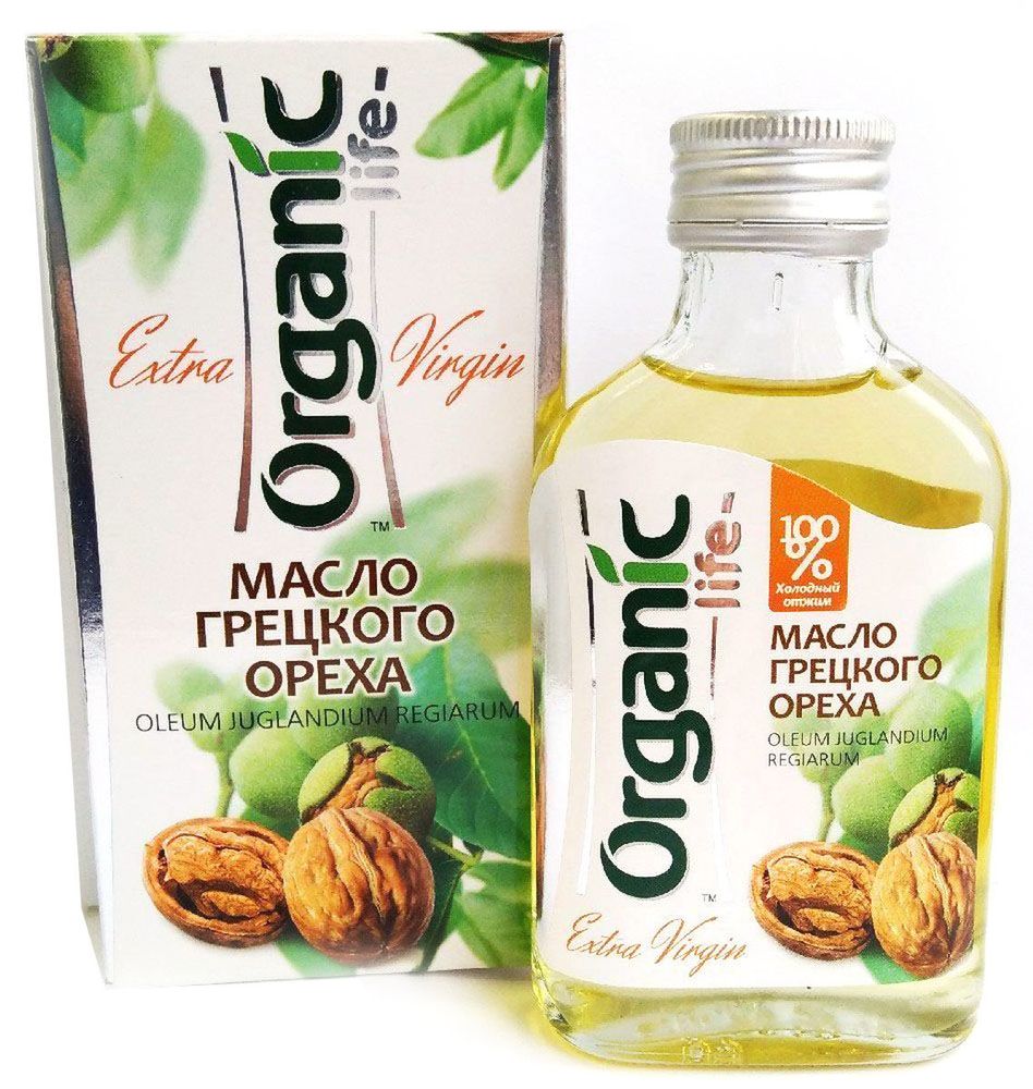 Organic Life Масло грецкого ореха, 100 мл