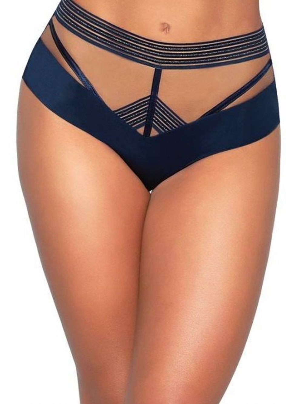 Трусики-бразилиана Louna (Размер: M) (Цвет: темно-синий)