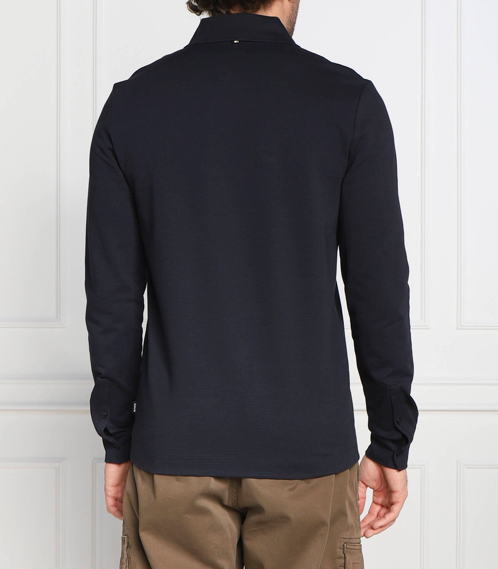 поло pleins 22 BOSS BLACK - темно-синий(50477312)