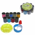 Швейный набор дорожный многофункциональный «Favorite Hous «, круглый, 12 предметов