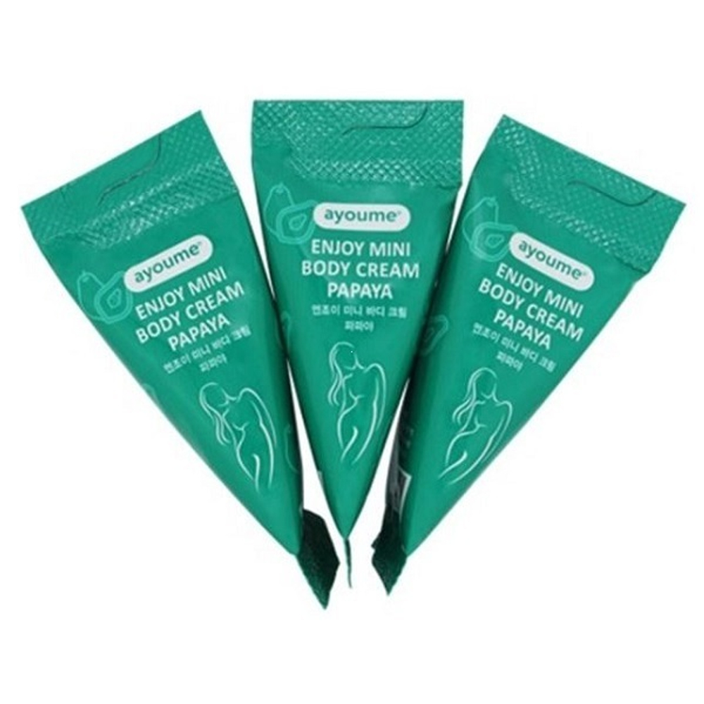 MINI Крем для тела AYOUME Enjoy mini body cream PAPAYA 10гр