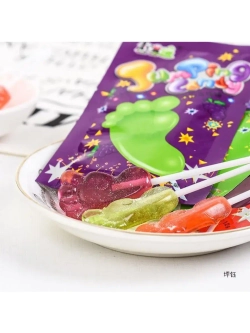 Леденец и взрывная карамель "Лапочки на Палочке" 12 г * 30 шт