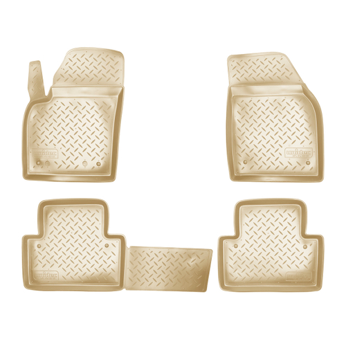 Ковры в салон Norplast/Unidec для Volvo C30 (2006-)Полиуретан,Бежевый, арт.NPL-Po-96-30-B