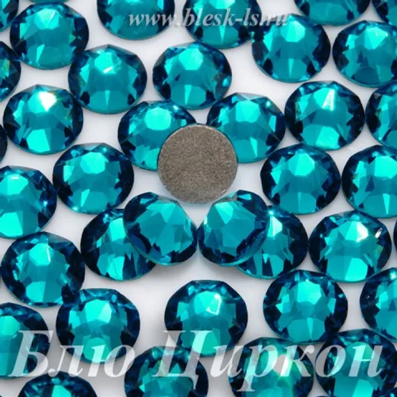 Стразы Solvo холодной фиксации, Блю Циркон