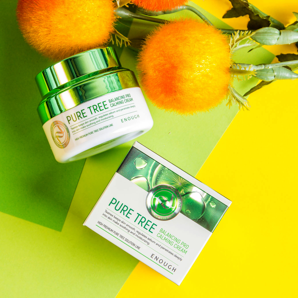 Enough. Крем с экстрактом чайного дерева Pure Tree Balancing Pro Calming Cream