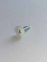 4,2х19 RAL9003 Саморез с прессшайбой СВЕРЛО белый (50 шт)