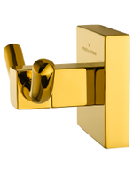 Двойной крючок для ванной WONZON & WOGHAND POLO, Темное золото (WW-8925-DG)