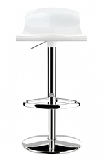Стул пластиковый барный Siesta Contract Aria, белый