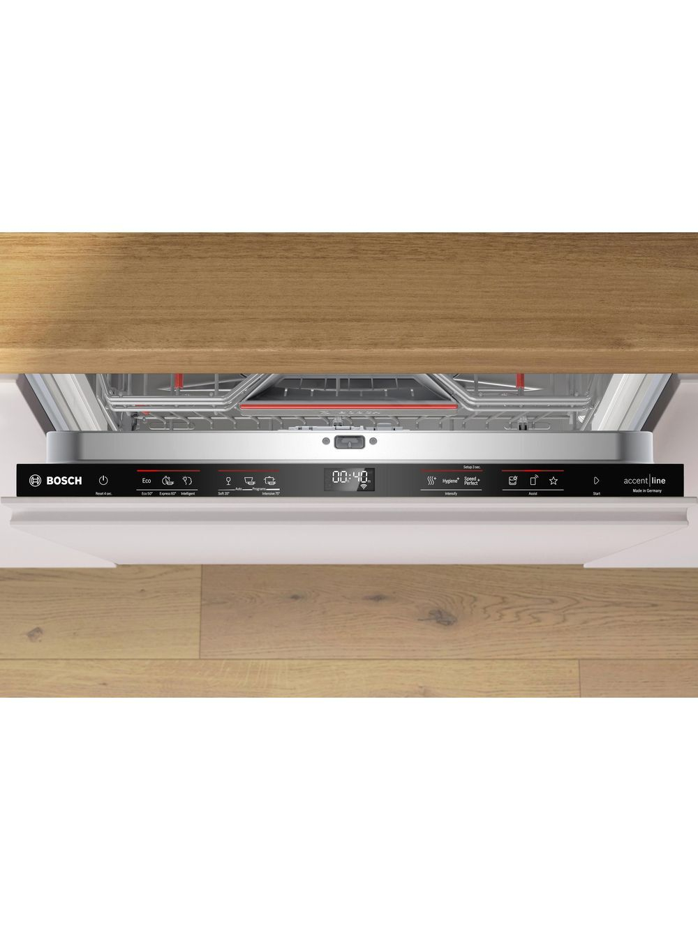 Встраиваемая посудомоечная машина Bosch SMD6ZC804E, полноразмерная, 14 комплектов, 7 программ, белая