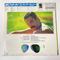 Винтажная виниловая пластинка LP Freddie Mercury Mr. Bad Guy (Japan 1985) (Obi, 4 фотографии)