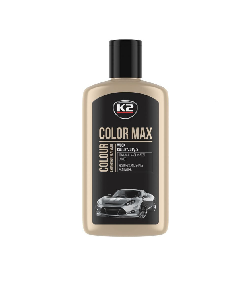 ПОДКРАШИВАЮЩИЙ ВОСК ДЛЯ КУЗОВА &quot;К2&quot; COLOR MAX BLACK GB 250ML