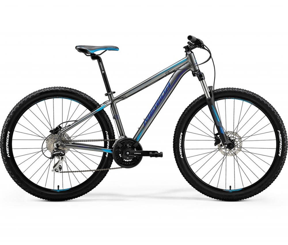 Велосипед Merida Big.Seven 20-D  (2018) Рама: M (17) SilkAnthracite/SkyBlue/Blue