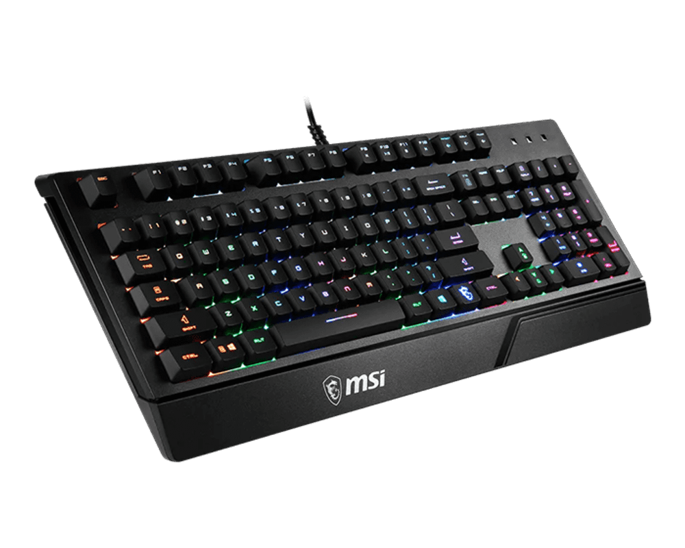 Игровая Клавиатура MSI Vigor GK20 RU, 108 клавиш, RGB SHOW,  кабель 1,8м, USB2.0