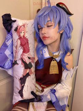 Мини дакимакура Сакура Харуно из Наруто арт. M0559, 60х20 см