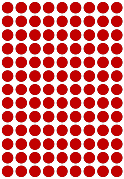 Виниловые наклейки для упаковки и маркировки Policomprint M20, 12 мм. 117 шт.