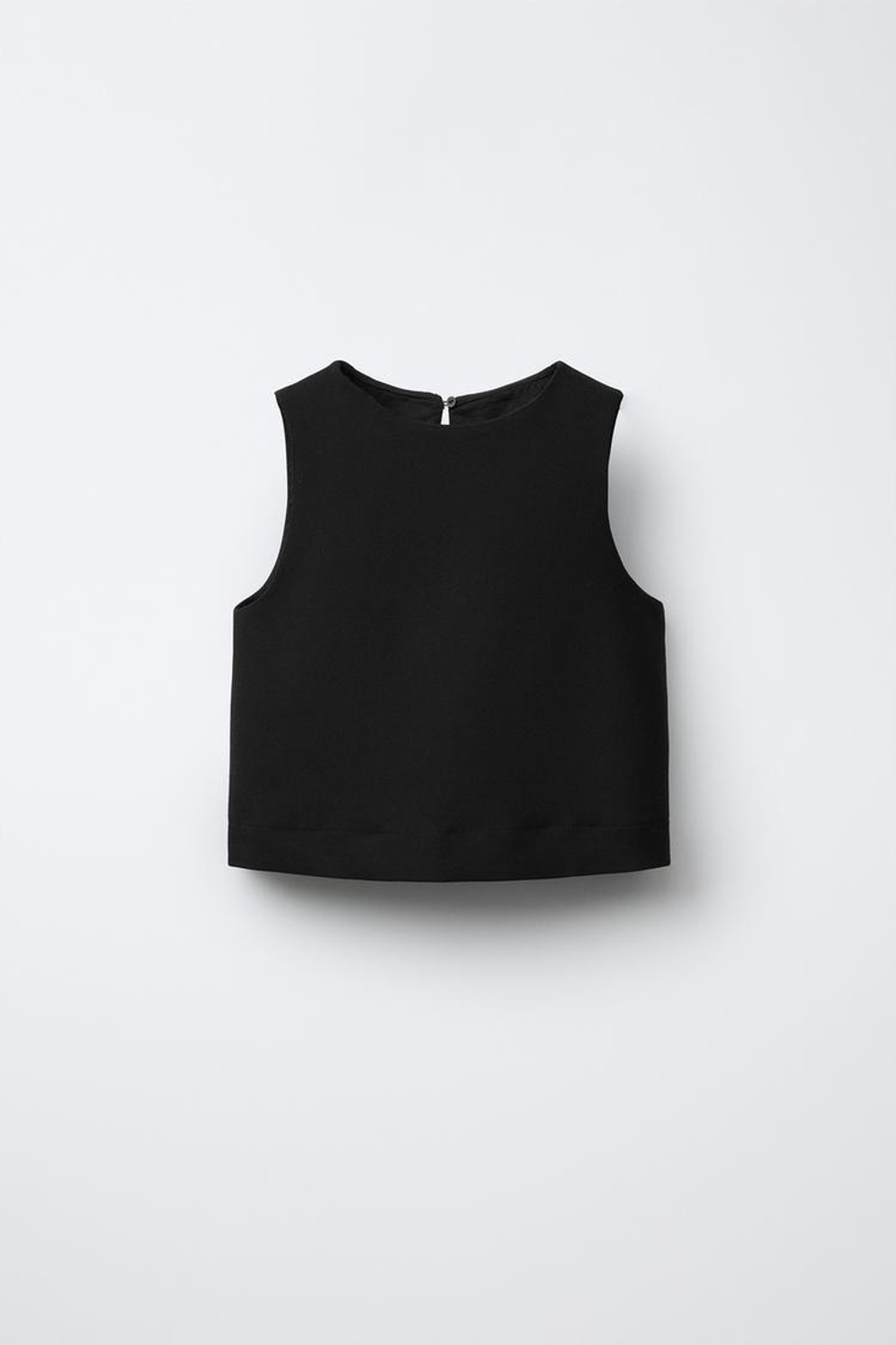 ZARA ТОП СО СЪЕМНЫМИ ПЕРЬЯМИ, ЧЕРНЫЙ