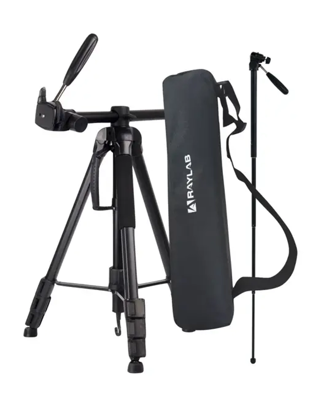 Штатив-монопод Raylab Travel 67T алюминиевый сплав с наклонной штангой