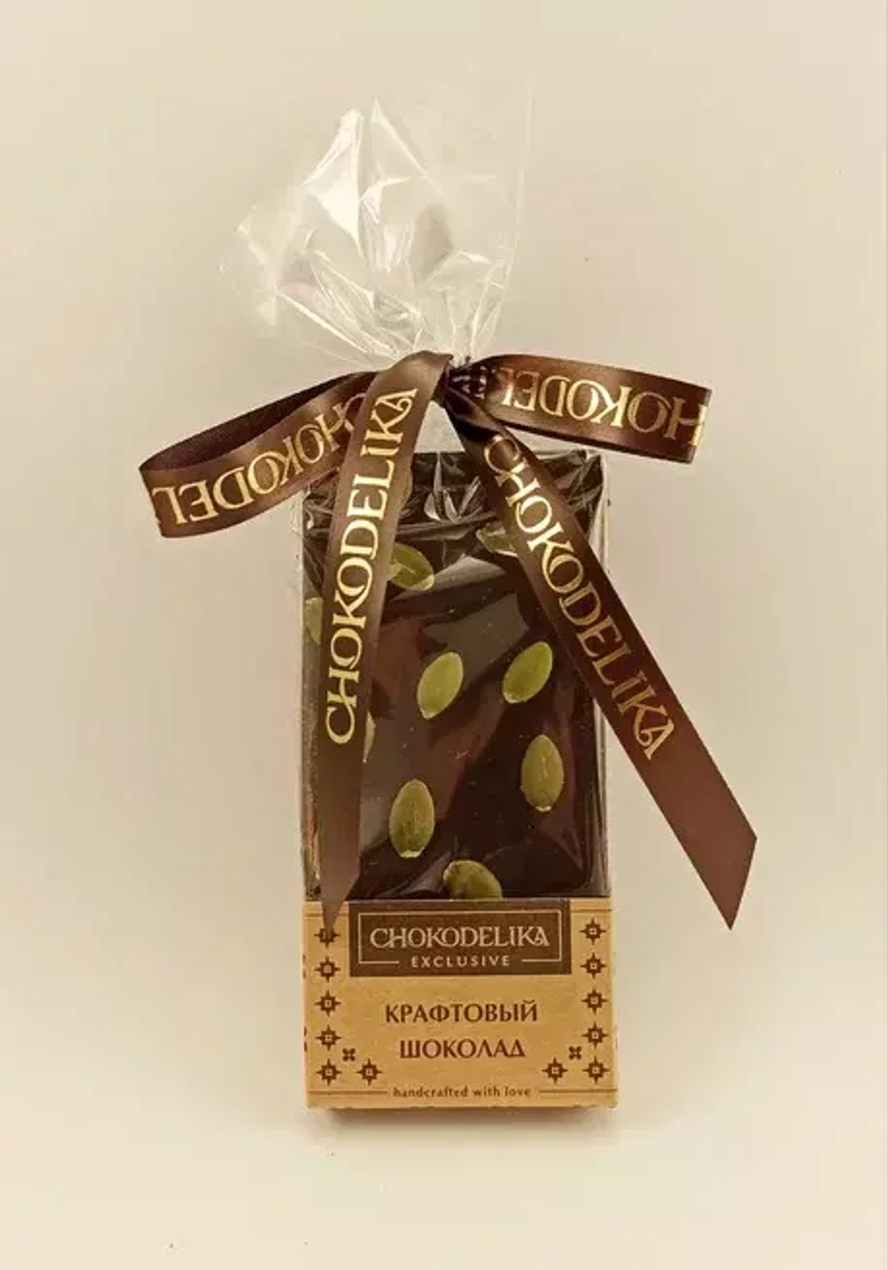 Шоколад горький "SUGAR FREE с тыквенными семечками"