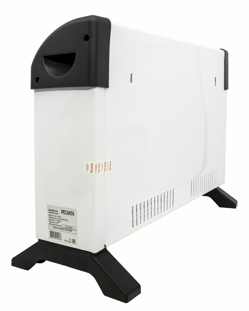 Конвектор электрический ОК-1000С (стич) Ресанта, напольный обогреватель для дома 1000 Вт