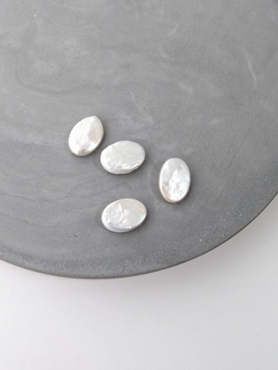 Жемчуг натуральный барочный 14*10мм, 1шт