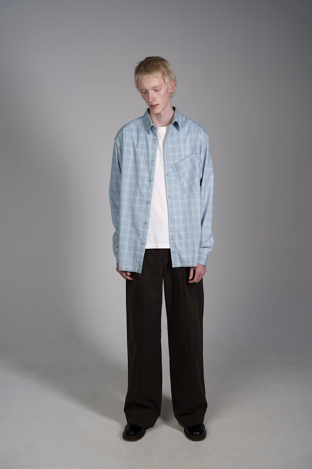 Рубашка ALTO Serial голубой