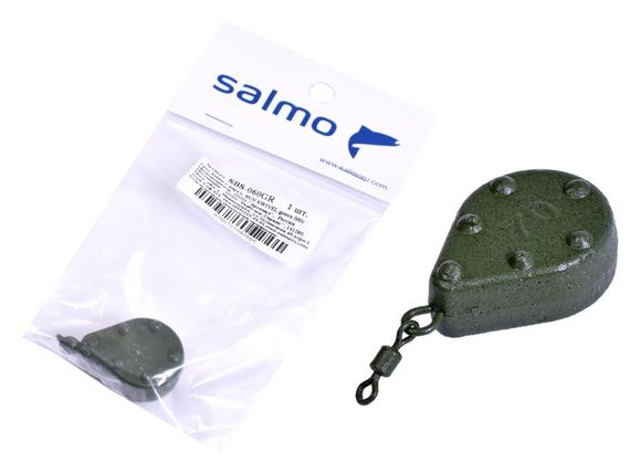 Грузило Salmo с вертл. BUN SWIVEL green 060г