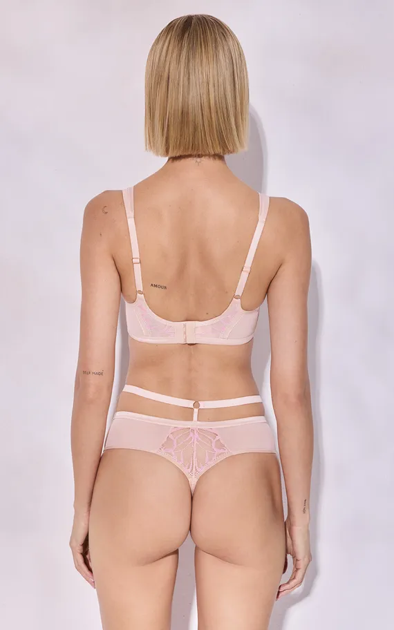 Бюстгальтер Glossy Iris M Bralette Beige/Pink