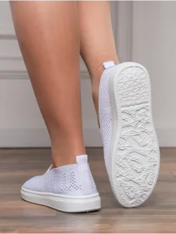 Мокасины летние текстильные