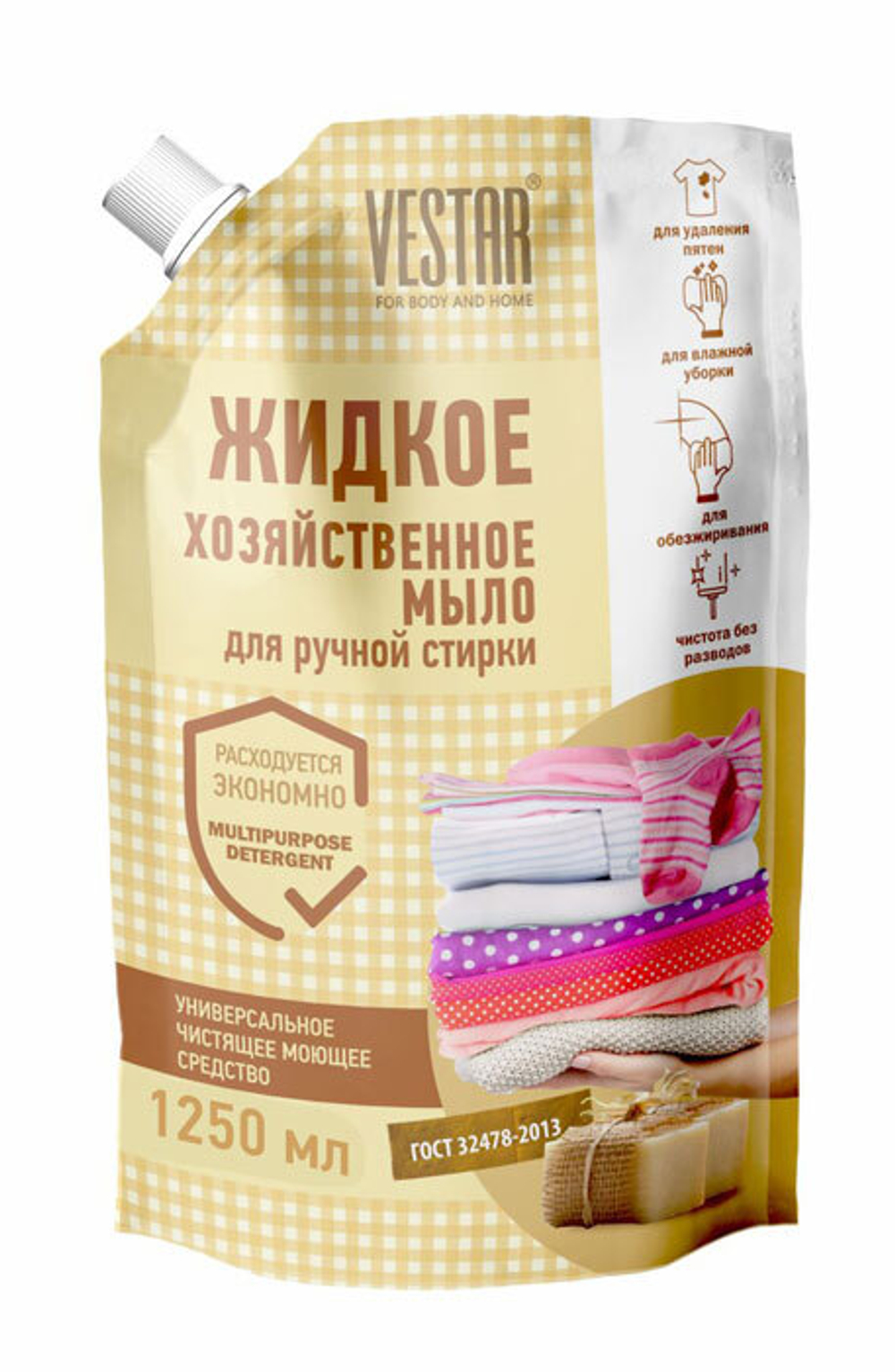 Мыло жидкое Vestar Хозяйственное 1,25 л.