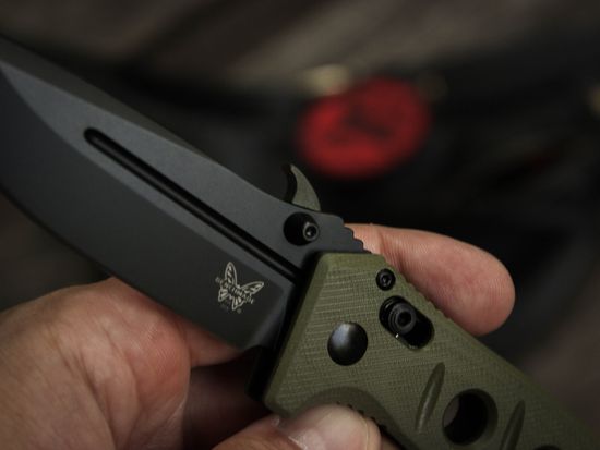 Сьемный вейв для складных ножей OD green (зеленый)