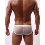 Плавки мужские белые  в сетку (размер S)