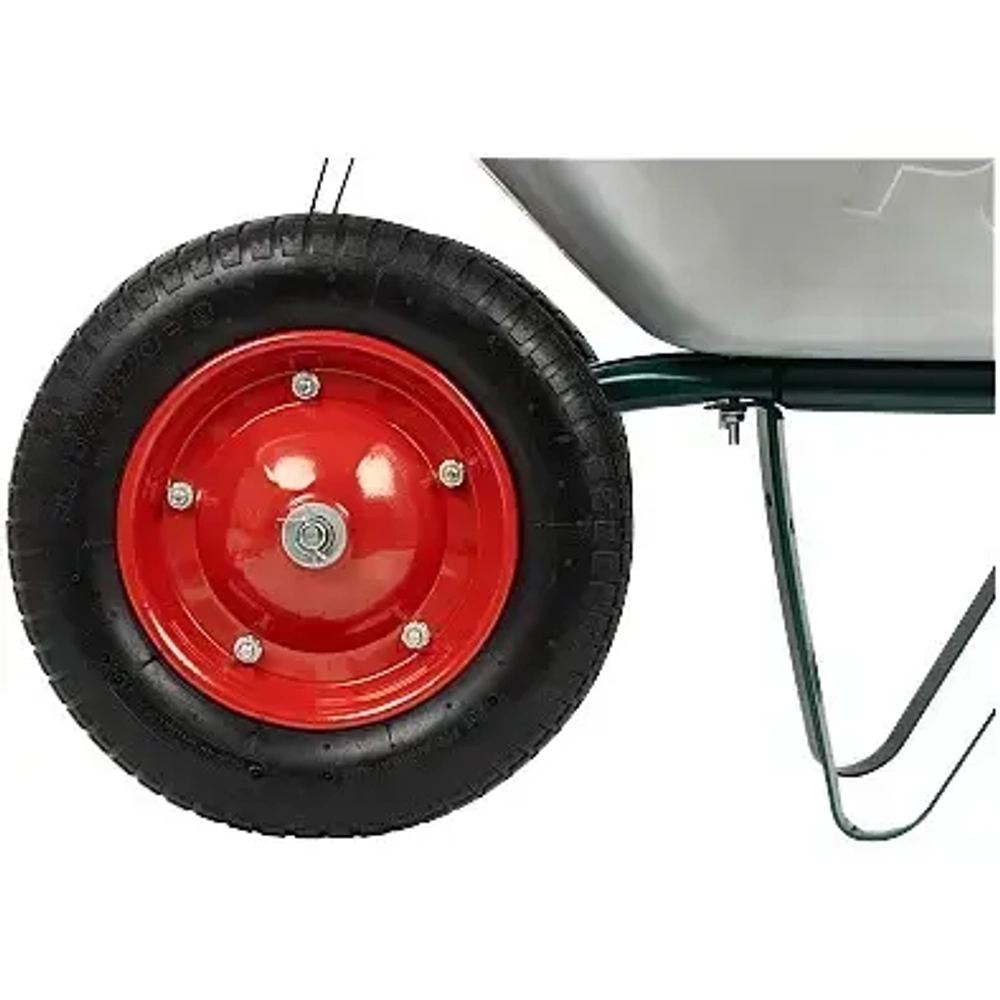 Тачка садовая 2-х колесная 65л 150кг с пневмо колесами WB 4107-2