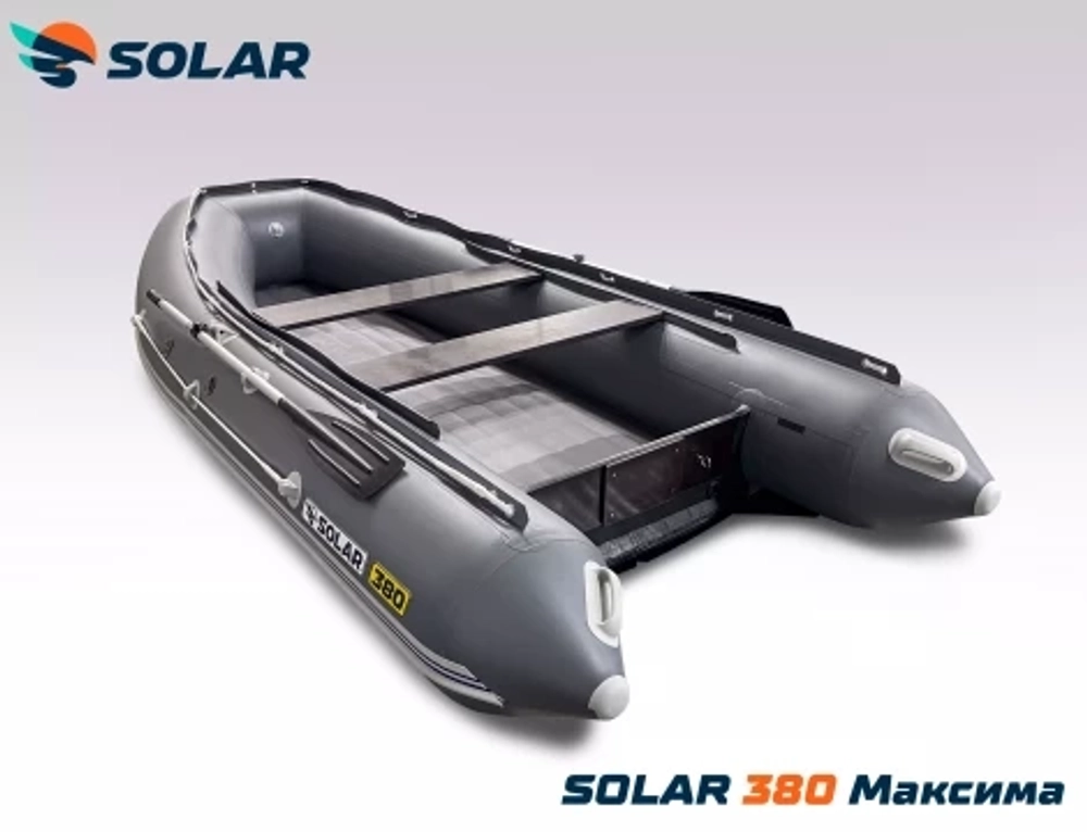 Лодка надувная моторная solar-380 к (максима)